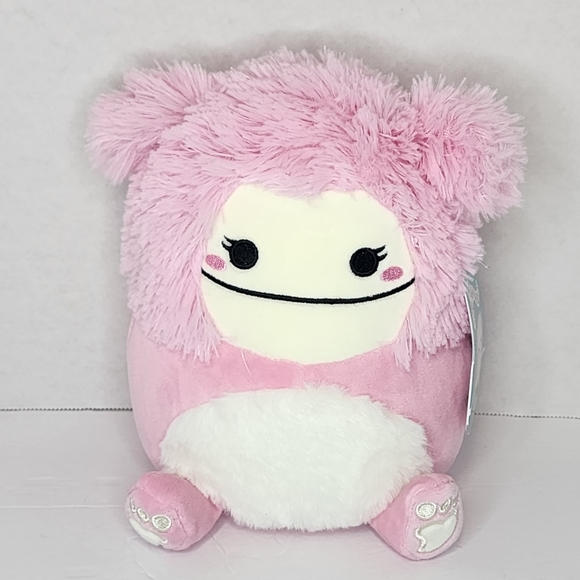 BRINA 🐾 Pink Bigfoot Original Squishmallow by Kelly Toy ☆》NWT《☆ - Picture 2 of 8